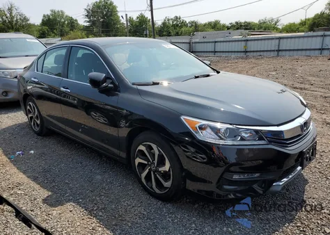 2016 Honda Accord Ex z USA, uszkodzony, nr VIN 1HGCR2F7XGA157320
